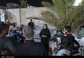 بازدید هیات رسانه ای خارجی از مناطق آسیب دیده حملات موشکی در لامرد- فارس