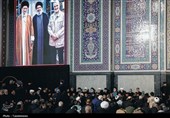 مراسم بزرگداشت رهبر شهید انقلاب اسلامی از سوی رهبر معظم انقلاب