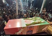 بدرقه شهید بالیده در قاب اشک
