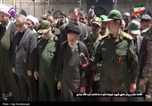 بدرقه شهید بالیده در قاب اشک