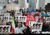 برگزاری مراسم بزرگداشت آیت‌الله شهید خامنه‌ای در کاشان