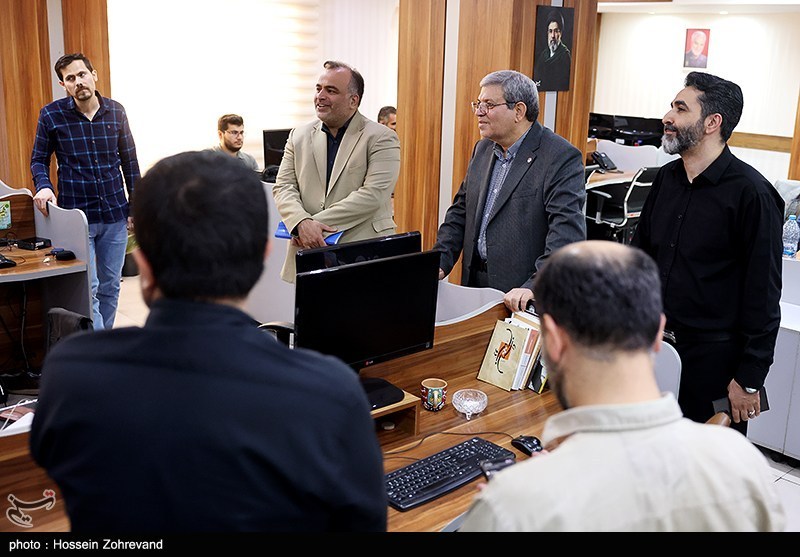 بازدید سید جواد حسینی رئیس سازمان بهزیستی از تحریریه خبرگزاری تسنیم