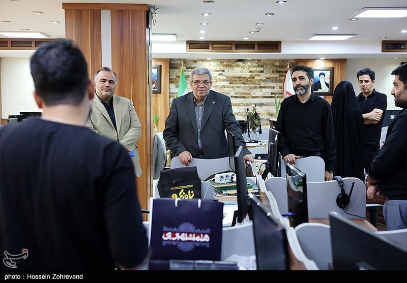 بازدید سید جواد حسینی رئیس سازمان بهزیستی از تحریریه خبرگزاری تسنیم