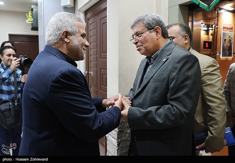 سید جواد حسینی رئیس سازمان بهزیستی و مجید قلی‌زاده مدیرعامل خبرگزاری تسنیم