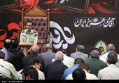 آیین بزرگداشت امام شهید ایران توسط فرماندهی انتظامی استان کرمان