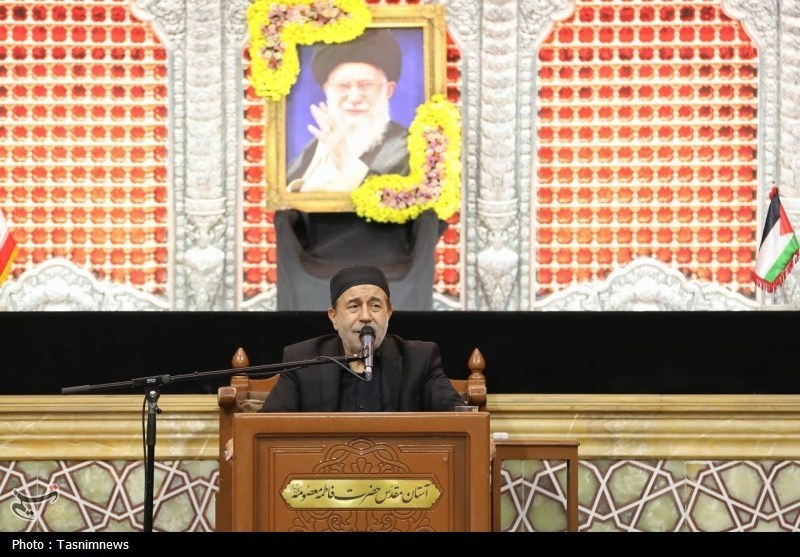 آیت الله مکارم شیرازی , رهبر انقلاب , شهید امام خامنه ای (ره) , حضرت معصومه (س) , 