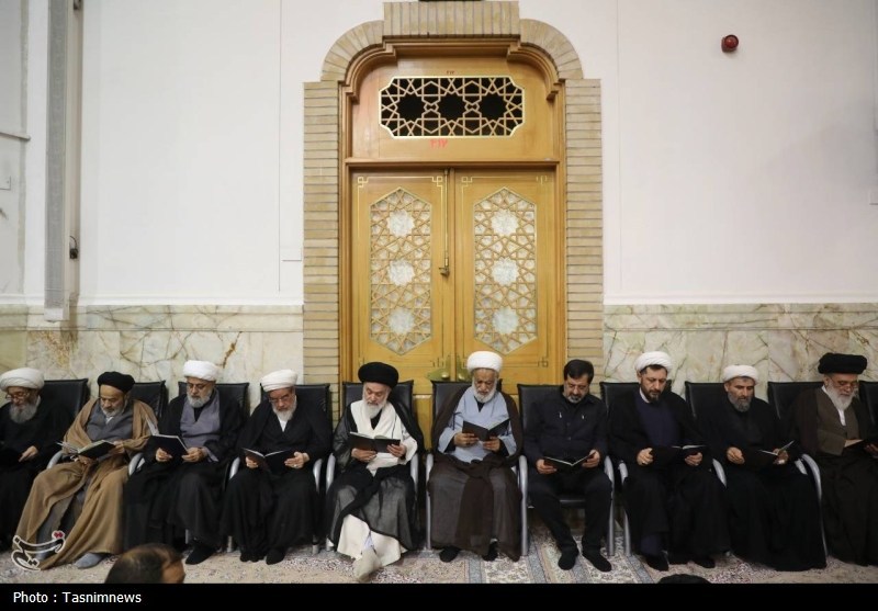 آیت الله مکارم شیرازی , رهبر انقلاب , شهید امام خامنه ای (ره) , حضرت معصومه (س) , 