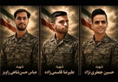 جزئیات تشییع 3 شهید رفسنجانی حمله آمریکای جنایتکار به بمپور