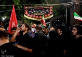 یاوران رضوی در هفتمین روز تدفین امام شهید امت