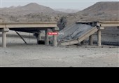 تصاویری از حملات آمریکا‌ به پل‌ها و تونل در محورهای مواصلاتی هرمزگان