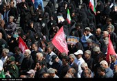 تشییع باشکوه سه سرباز شهید پادگان بمپور در رفسنجان