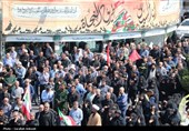 تشییع باشکوه سه سرباز شهید پادگان بمپور در رفسنجان