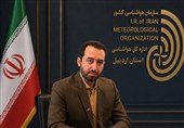 کاهش دمای هوا افزایش سرعت وزش باد در اردبیل