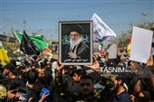 بازخوانی مراسم تشییع قائد شهید از لنز ابرقدرت‌ها