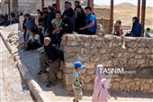 آیین سنتی  چَمَری در سوگ رهبر شهید