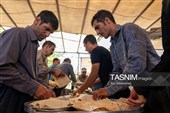 آیین سنتی  چَمَری در سوگ رهبر شهید