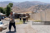 آیین سنتی  چَمَری در سوگ رهبر شهید