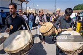 آیین سنتی  چَمَری در سوگ رهبر شهید