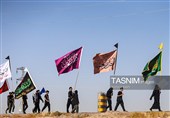 مسیرة الأربعین الحسینی فی منطقة الرفاعی بالعراق