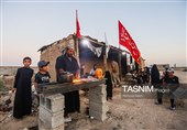 مسیرة الأربعین الحسینی فی منطقة الرفاعی بالعراق