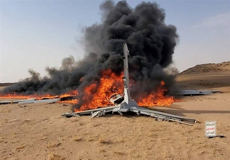 الإعلام الحربي اليمني يبث مشاهد إسقاط طائرة "بيرقدار أكنجي" سعودية في أجواء الجوف