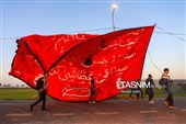 پیاده روی اربعین حسینی در شهر شامیه عراق