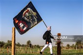 پیاده روی اربعین حسینی در شهر شامیه عراق
