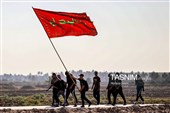 پیاده روی اربعین حسینی در شهر شامیه عراق