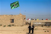 پیاده روی اربعین حسینی در شهر شامیه عراق