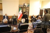 دیدار میهمانان برنامه‌های هفته اردبیل با نماینده ولی فقیه و امام جمعه اردبیل