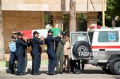 تشییع پیکر سرتیپ دوم خلبان شهید مجید کاظمی - شیراز