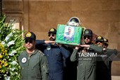 تشییع پیکر سرتیپ دوم خلبان شهید مجید کاظمی - شیراز