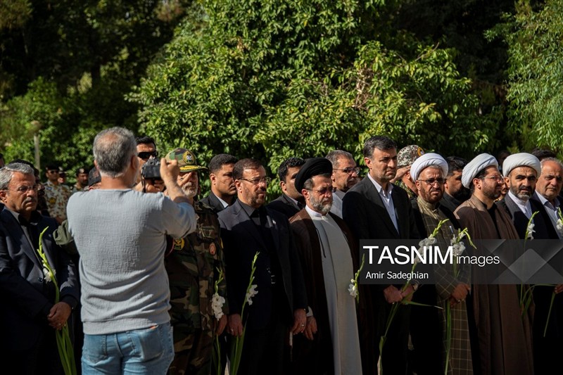 تشییع پیکر سرتیپ دوم خلبان شهید محمد کاظمی - شیراز
