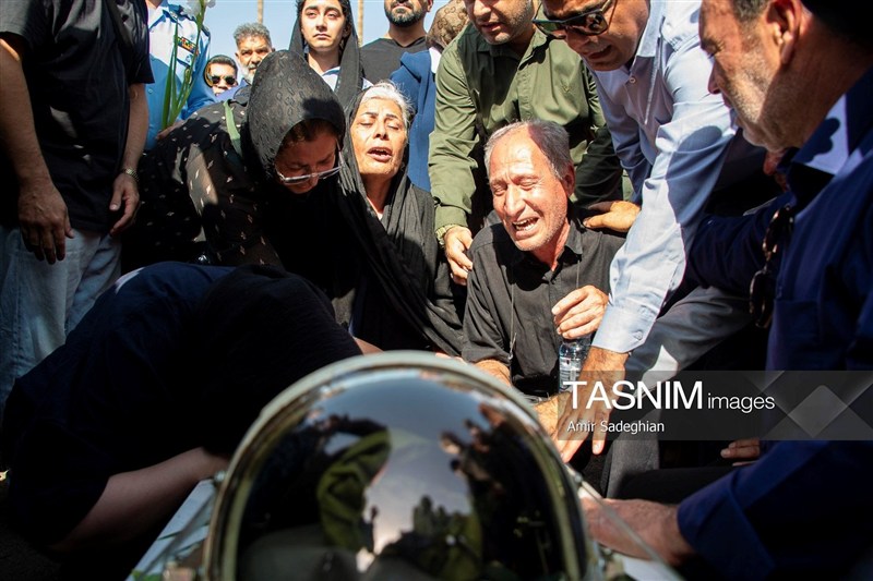 تشییع پیکر سرتیپ دوم خلبان شهید محمد کاظمی - شیراز