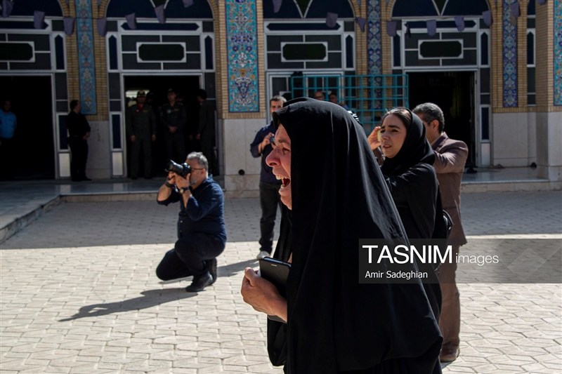 تشییع پیکر سرتیپ دوم خلبان شهید محمد کاظمی - شیراز