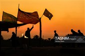 مسيرة زوار أربعينية الإمام الحسين عبر "طريق العلماء"