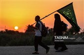 مسيرة زوار أربعينية الإمام الحسين عبر "طريق العلماء"