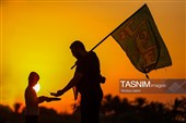 مسيرة زوار أربعينية الإمام الحسين عبر "طريق العلماء"