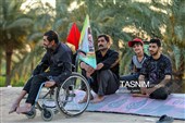مسيرة زوار أربعينية الإمام الحسين عبر "طريق العلماء"