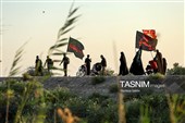 مسيرة زوار أربعينية الإمام الحسين عبر "طريق العلماء"