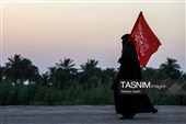 مسيرة زوار أربعينية الإمام الحسين عبر "طريق العلماء"