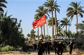 مسيرة زوار أربعينية الإمام الحسين عبر "طريق العلماء"