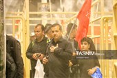 پرچم سرخ انتقام بر دوش زائران حسینی در مرز خسروی
