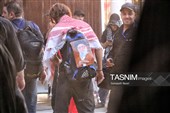 پرچم سرخ انتقام بر دوش زائران حسینی در مرز خسروی