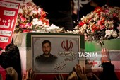 مراسم وداع با شهدای اربعین در کاشان برگزار شد+تصاویر