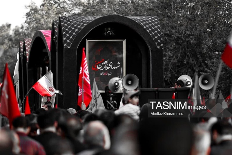 کاشان , اخبار کاشان , تشییع شهدا , 