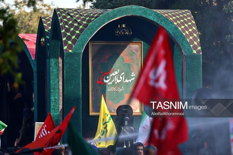 کاشان , اخبار کاشان , تشییع شهدا , 