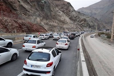 ترافیک نیمه‌سنگین در محورهای کندوان، هراز و سوادکوه