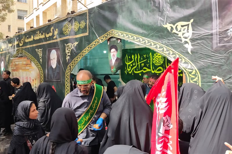 خدمت‌رسانی موکب علویون لرستان به زائران در کربلا