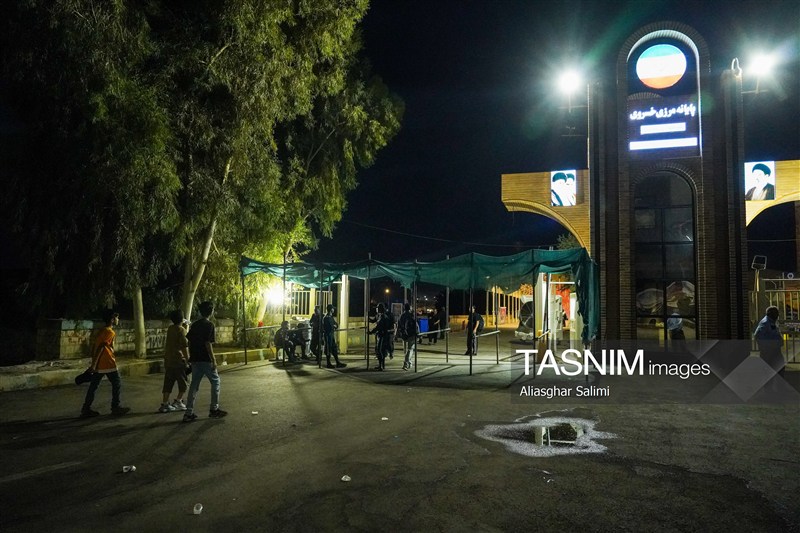 استقبال زائران اربعین از مرز خسروی